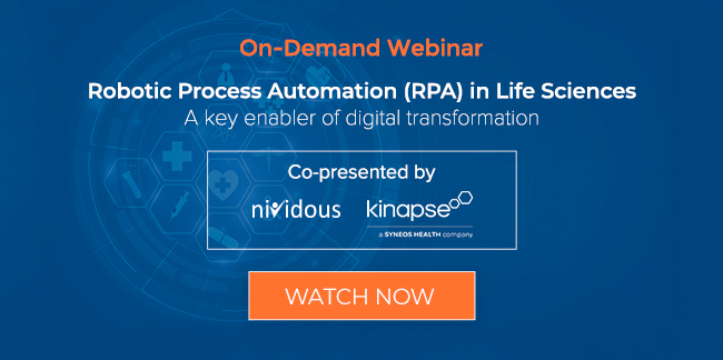 On demand webinar RPA in life science