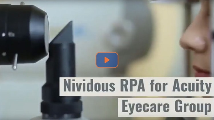 Nividous RPA Business Cases for a Leading Eyecare Group