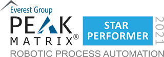 Robotic Process Automation PEAK Matrix Award Logo Star Performer