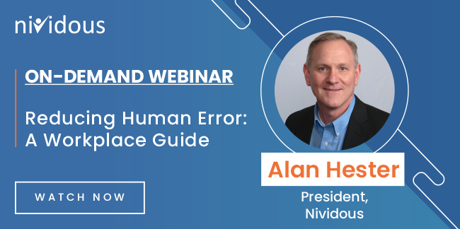 Reducing Human Error A Workplace  Guide