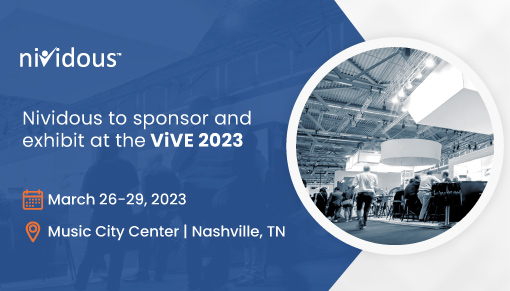 Nividous to sponsor and exhibit at the ViVE 2023