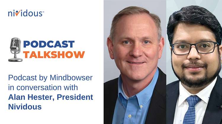 Podcast by Mindbowser in conversation with Alan Hester, President Nividous