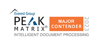 Everest Group Major Contender IDP Peak Matrix® 2023 Award