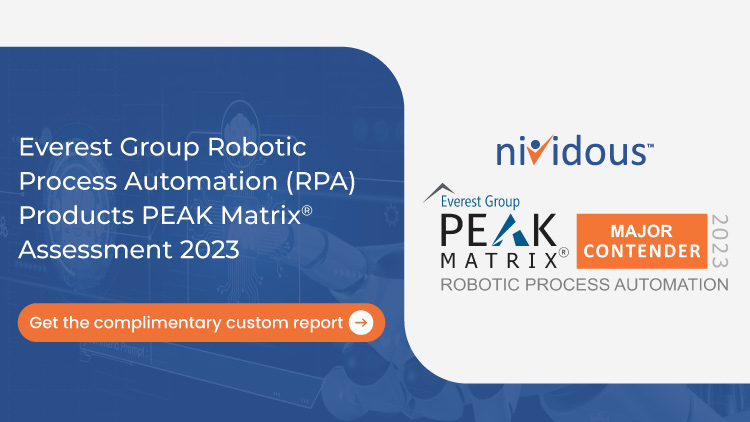Everest Group Robotic Process Automation RPA Products PEAK Matrix® Assessment 2023 PR Feature