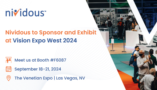Nividous to Sponsor and Exhibit at Vision Expo West 2024