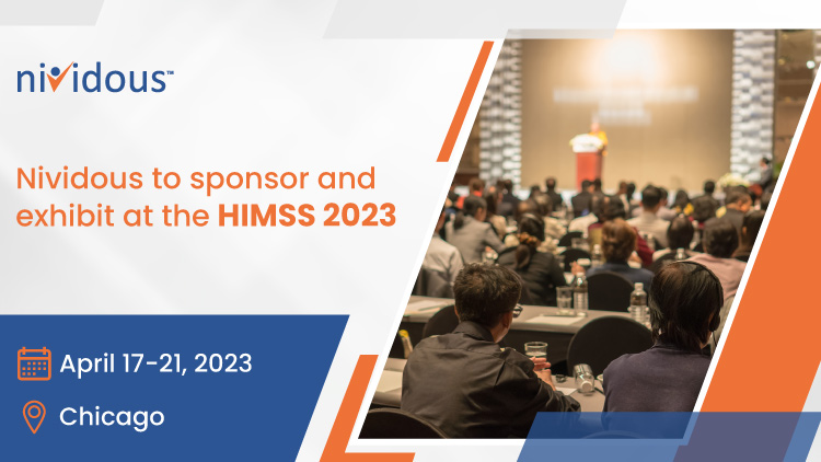 Nividous is Excited to Sponsor and Exhibit at HIMSS 2023 Feature|Nividous is Excited to Sponsor and Exhibit at HIMSS 2023 Linkedin|Nividous is Excited to Sponsor and Exhibit at HIMSS 2023 Twitter