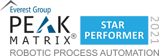 Robotic Process Automation PEAK Matrix Award Logo Star Performer