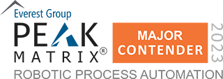 Robotic Process Automation PEAK Matrix Logo Major Contender 2023