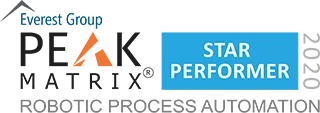 Robotic Process Automation PEAK Matrix Logo Star Performer 2020