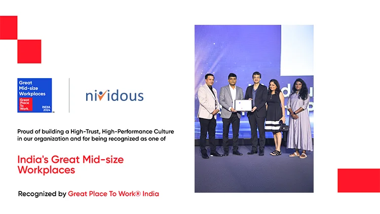 Nividous Named Among The top 100 India’s Great Mid-size Workplaces 2024 PR Feature