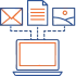 Collection of Data from Different Sources Icon