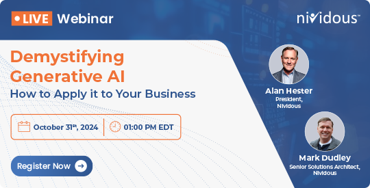 Demystifying Generative AI: How to Apply it to Your Business Home Live Webinar