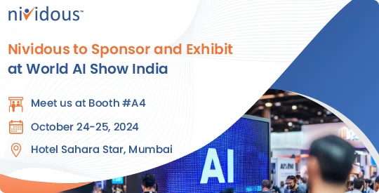 Nividous to Sponsor and Exhibit at World AI Show India Home Upcoming Event