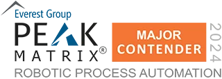 Robotic Process Automation PEAK Matrix Logo Major Contender 2024