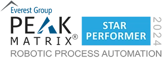 Robotic Process Automation PEAK Matrix Logo Star Performer 2024