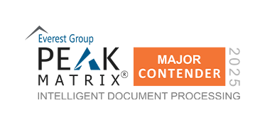 Everest Group Major Contender IDP Peak Matrix 2025 Award