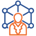Single point of contact for business planning Icon