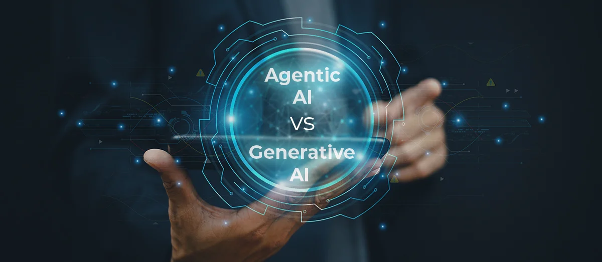 Agentic AI vs Generative AI What are the Differences Blog Feature