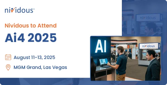 Nividous to Attend Ai4 2025 Home Upcoming Event